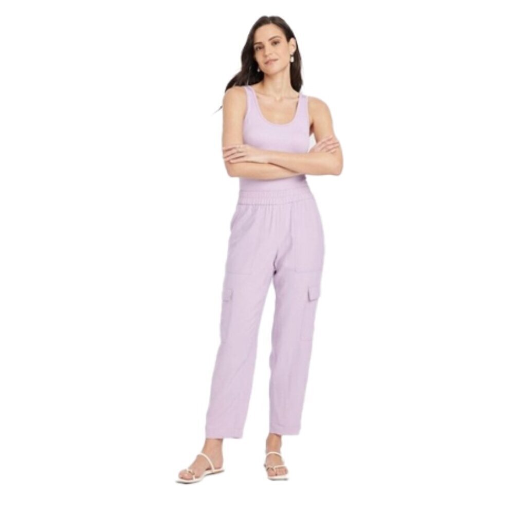 ❤️ 🆕 A NEW DAY Lavender Cargo Pants Size XS